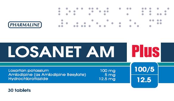 Losanet AM Plus 5/12.5/100mg